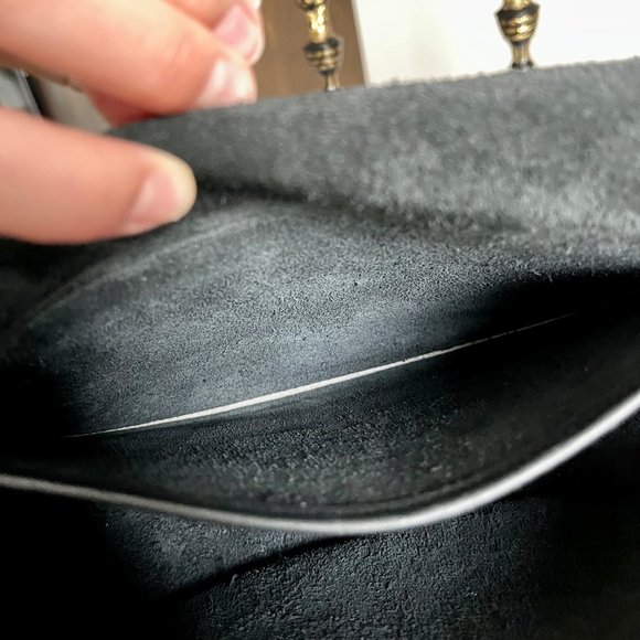 RARE Vintage Coach Collegiate Bag 9815 in Navy Made in New York City - Picture 10 of 16